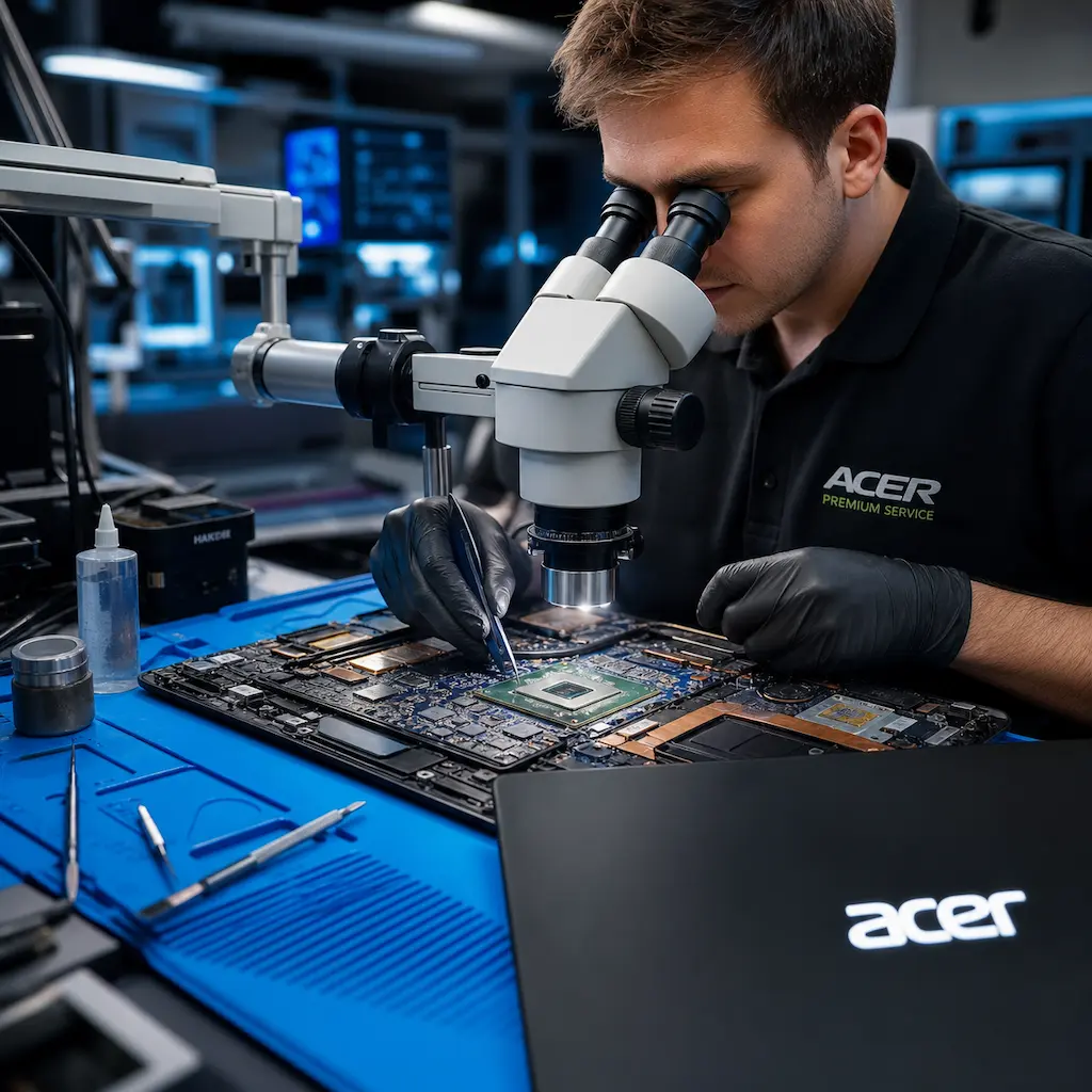 Замена видеокарты ноутбука Acer в Юбилейном