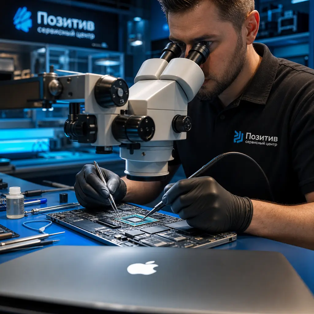 Замена видеокарты Apple MacBook в Юбилейном