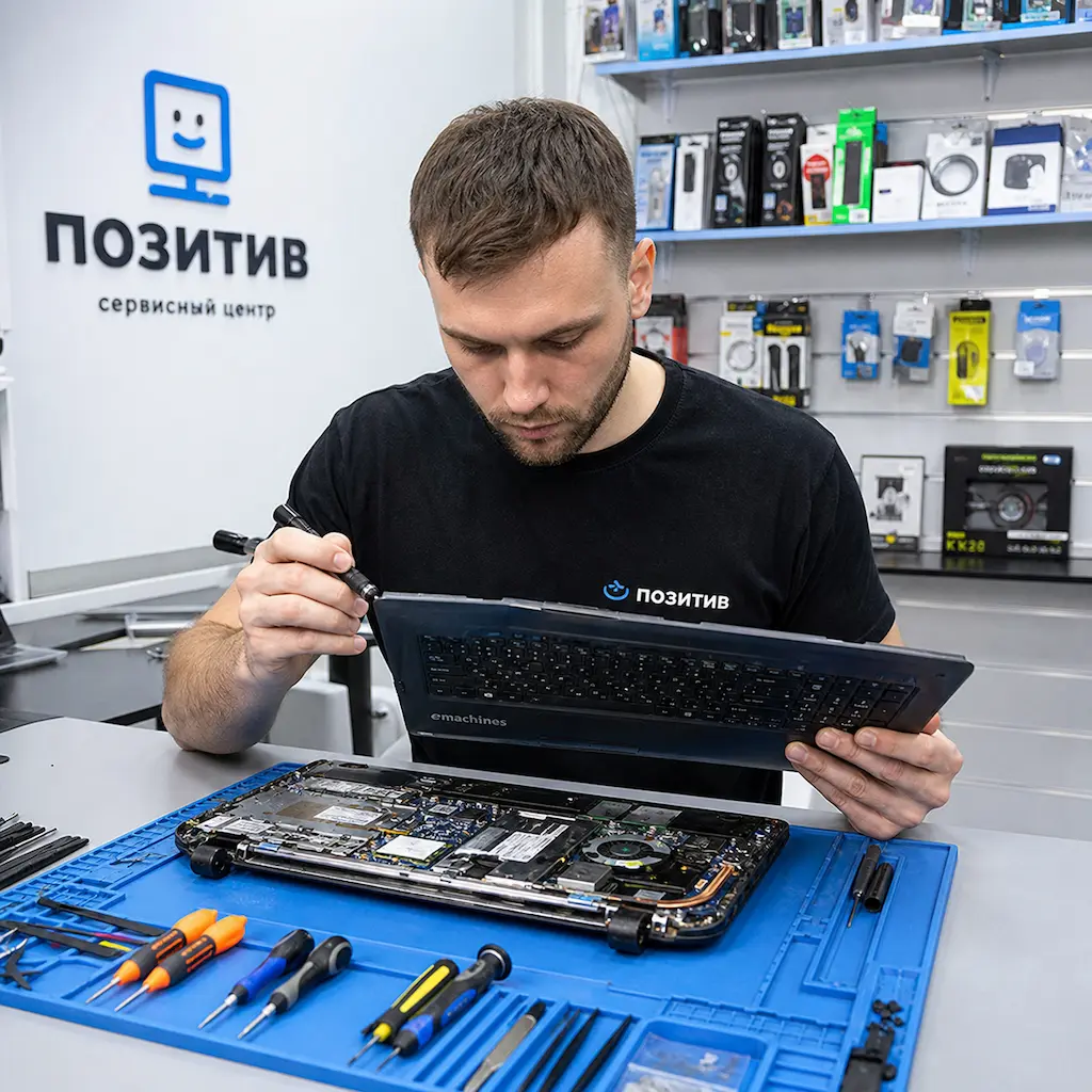 заменить клавиатуру на ноутбуке Emachines в Юбилейном