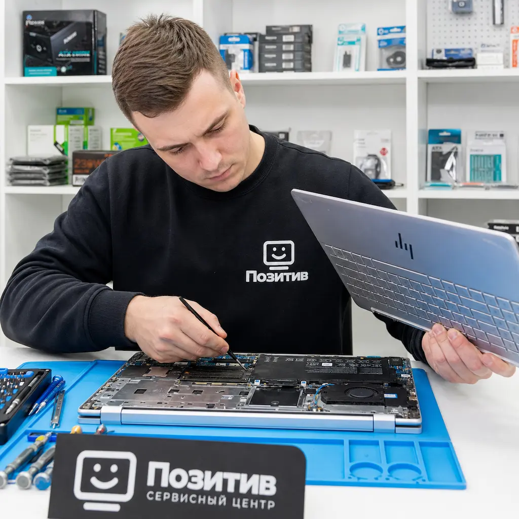 заменить клавиатуру на ноутбуке HP в Юбилейном