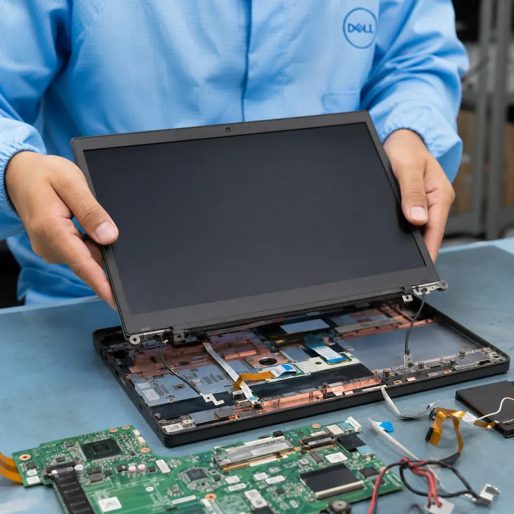 заменить матрицу ноутбука Dell в Юбилейном