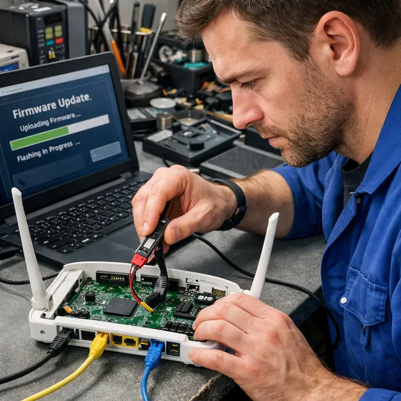 Обновление прошивки роутера в Юбилейном