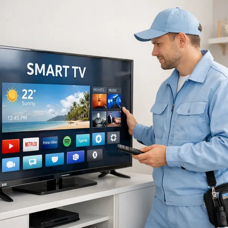 Настройка Smart TV в Юбилейном