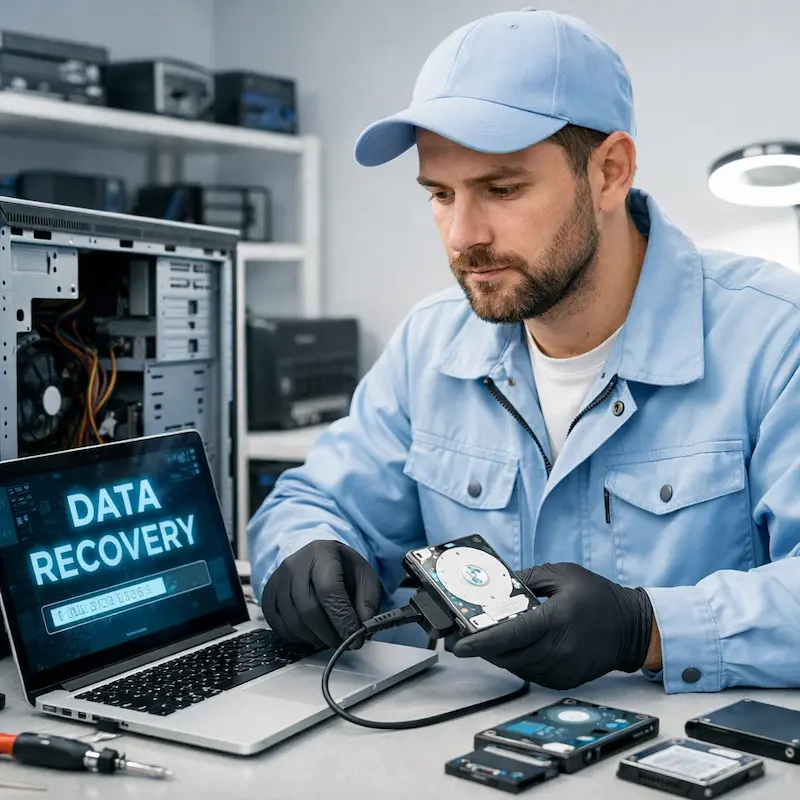 Восстановление файлов в Юбилейном