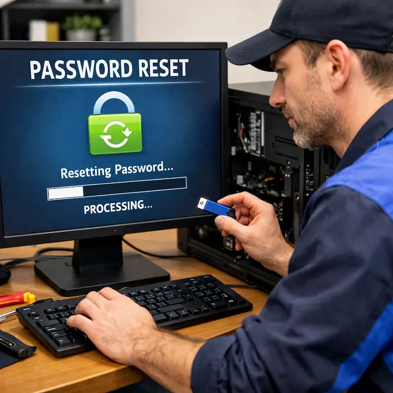 Удаление пароля на компьютере в Юбилейном