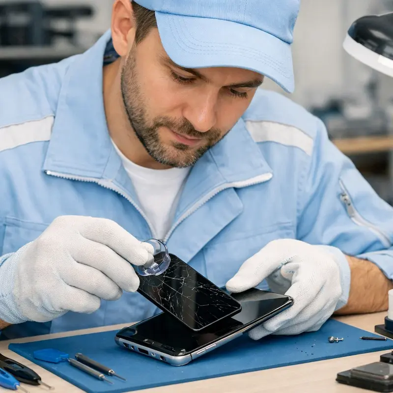 Заменить сенсорное стекло на смартфоне в Юбилейном