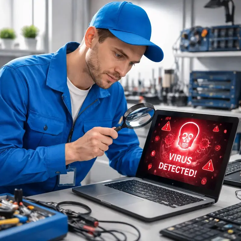 Поиск компьютерных вирусов в Юбилейном