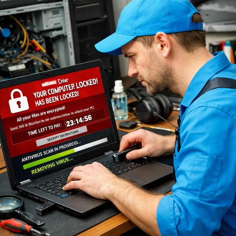 Удалить винлокер в Юбилейном